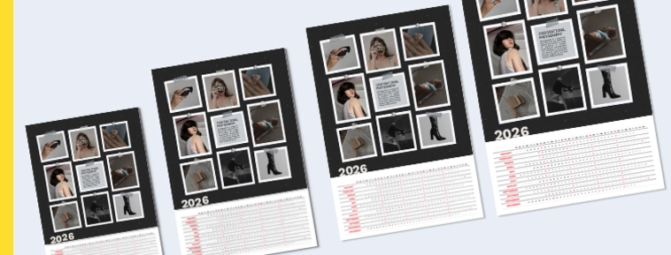 Calendarios tipo Póster